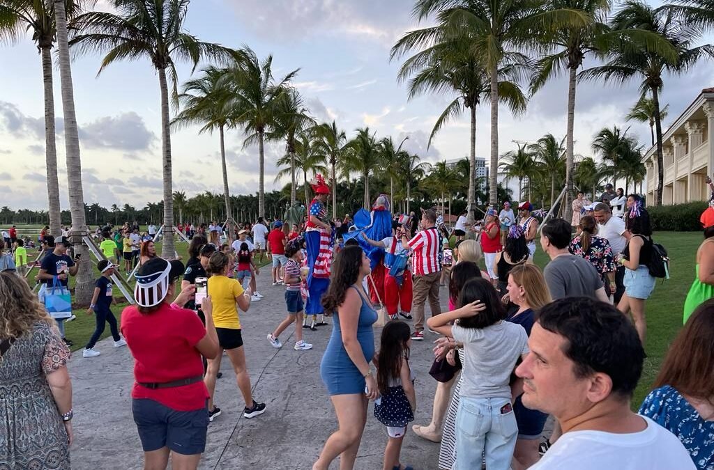 Trump National Doral fue nuevamente el punto de encuentro para celebrar el 4 de julio