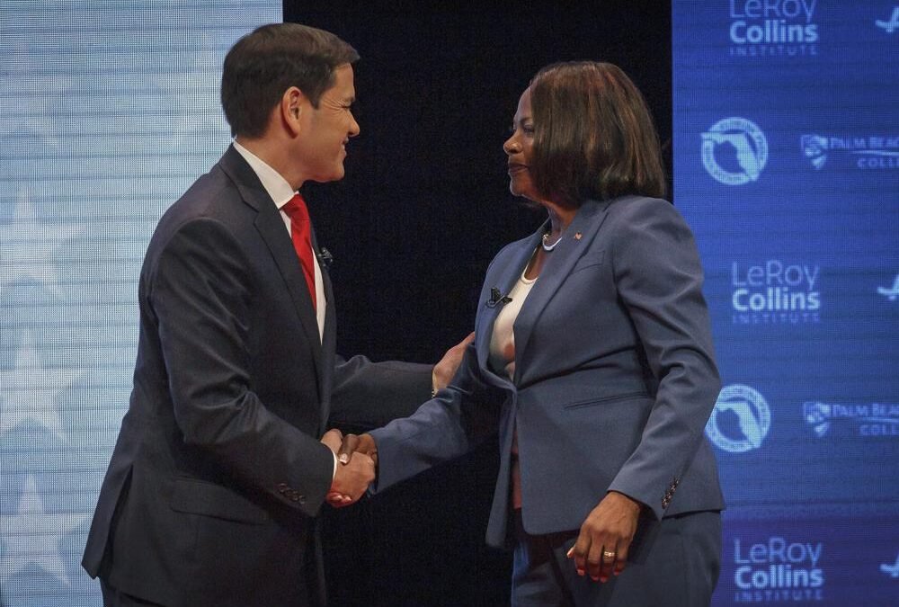 Marco Rubio y Val Demings frente a frente en encendido debate