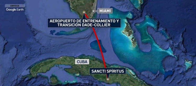 Piloto cubano llegó a Florida en avión ruso