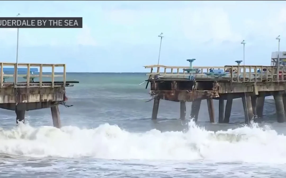Muelle en Broward colapsó tras paso de Nicole