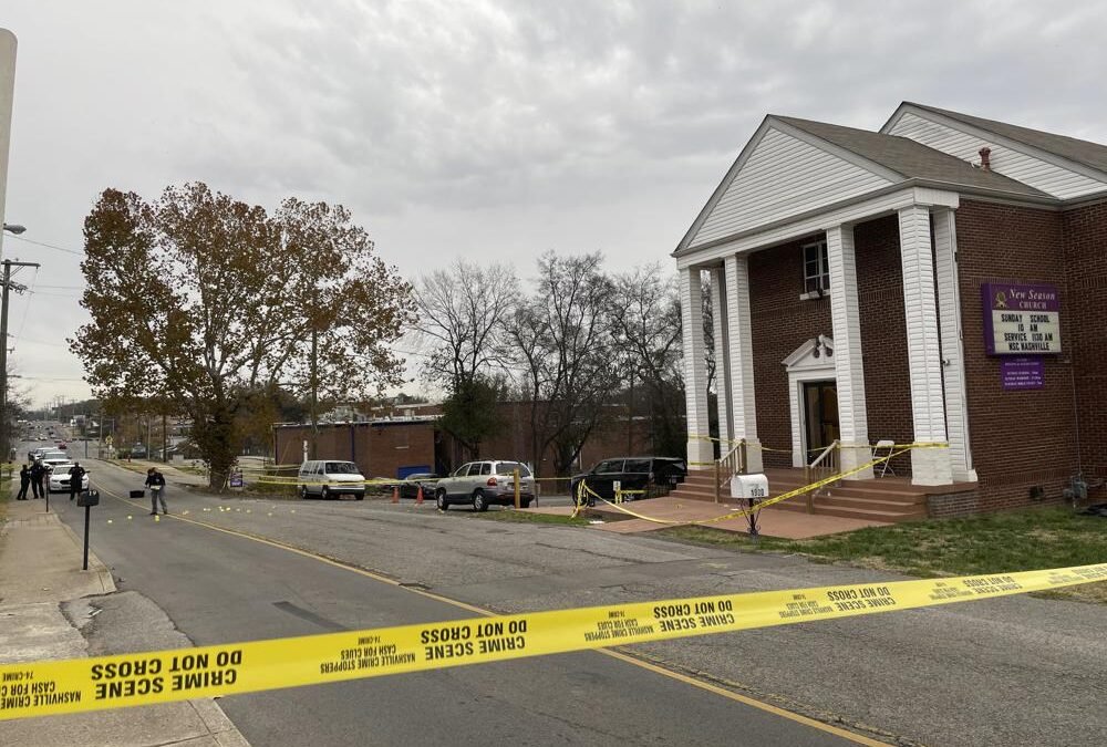 Tiroteo deja heridos durante funeral en iglesia de Nashville
