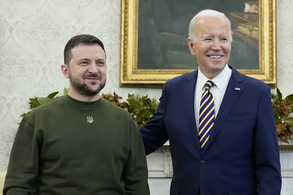 Biden recibió a Zelenski en la Casa Blanca