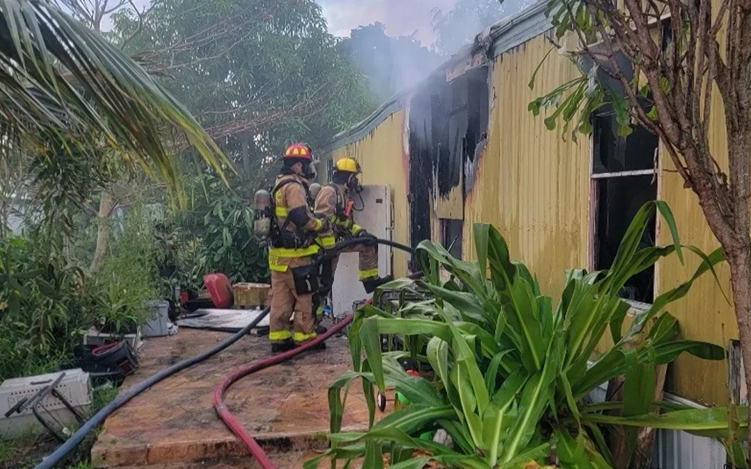 Familia fue desplazada tras incendio en casa móvil de Fort Lauderdale