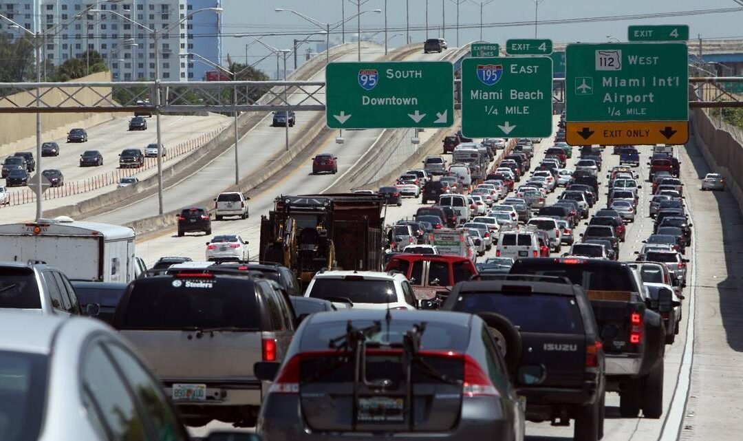 Miami entre las ciudades con el peor tráfico del mundo