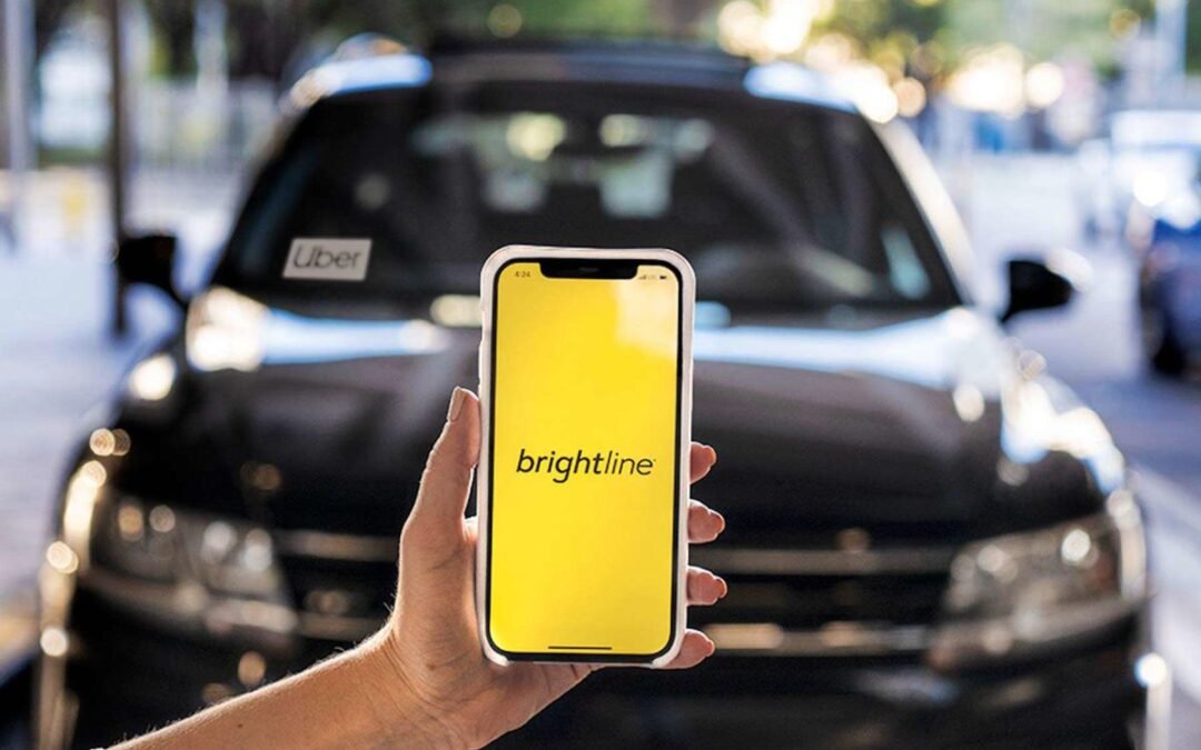 Tren Brightline de Florida y Uber se alinean
