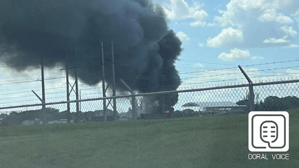 Doral Voice alertó nuevo incendio cerca de la Planta en Doral