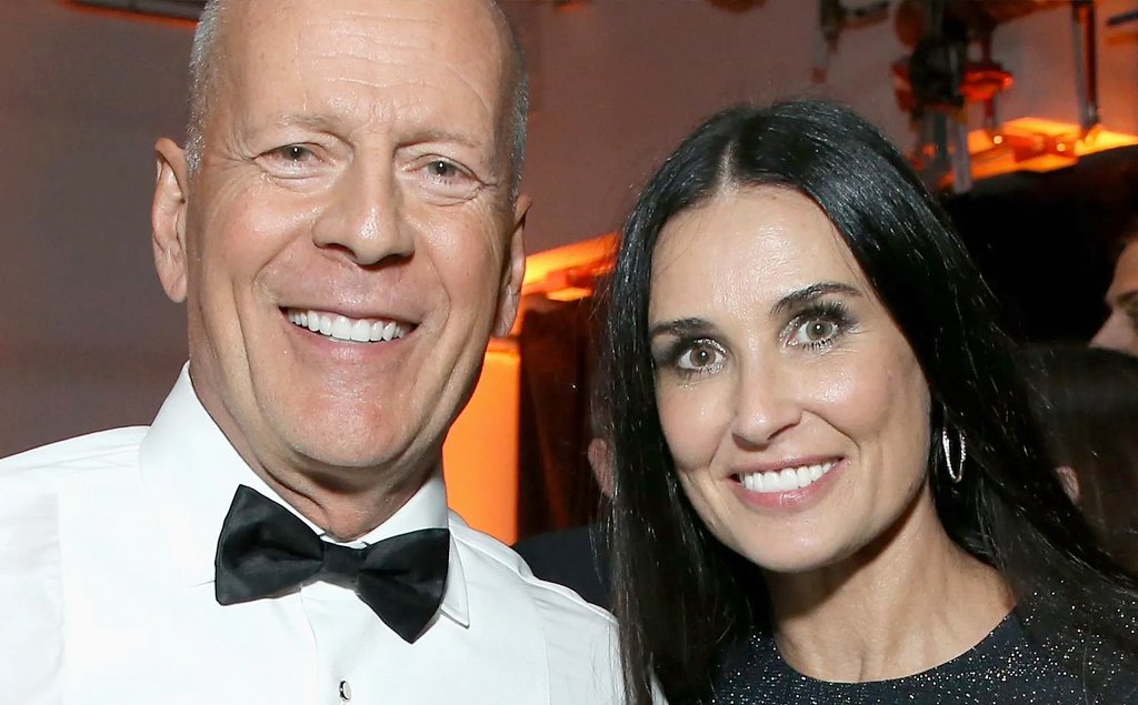 Demi Moore se mudó con Bruce Willis para acompañarlo hasta el final