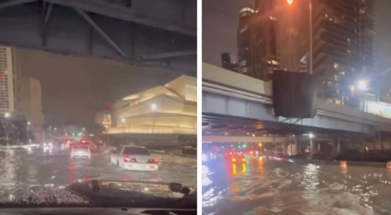 Intensas lluvias dejan inundaciones en el sur de Florida