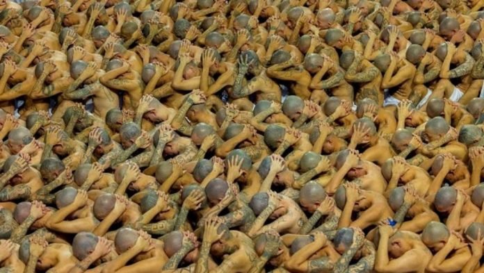 Trasladan otros 2 mil pandilleros a nueva cárcel de El Salvador