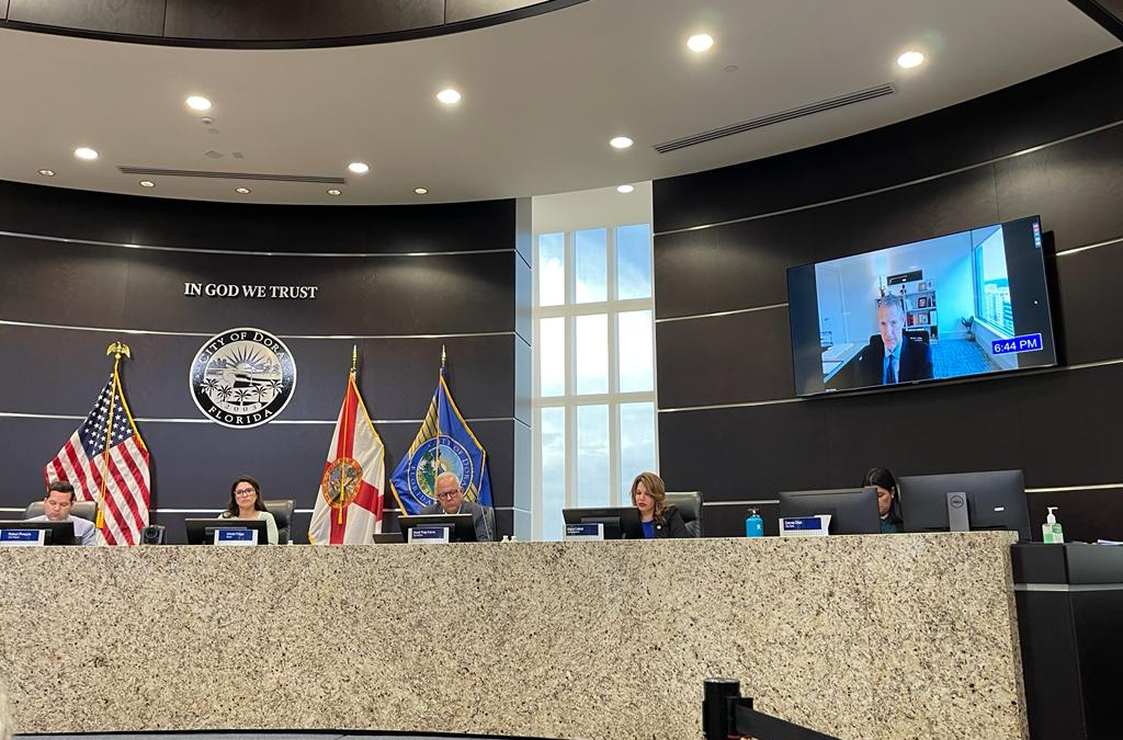 Concejo de la ciudad de Doral recibió a residentes