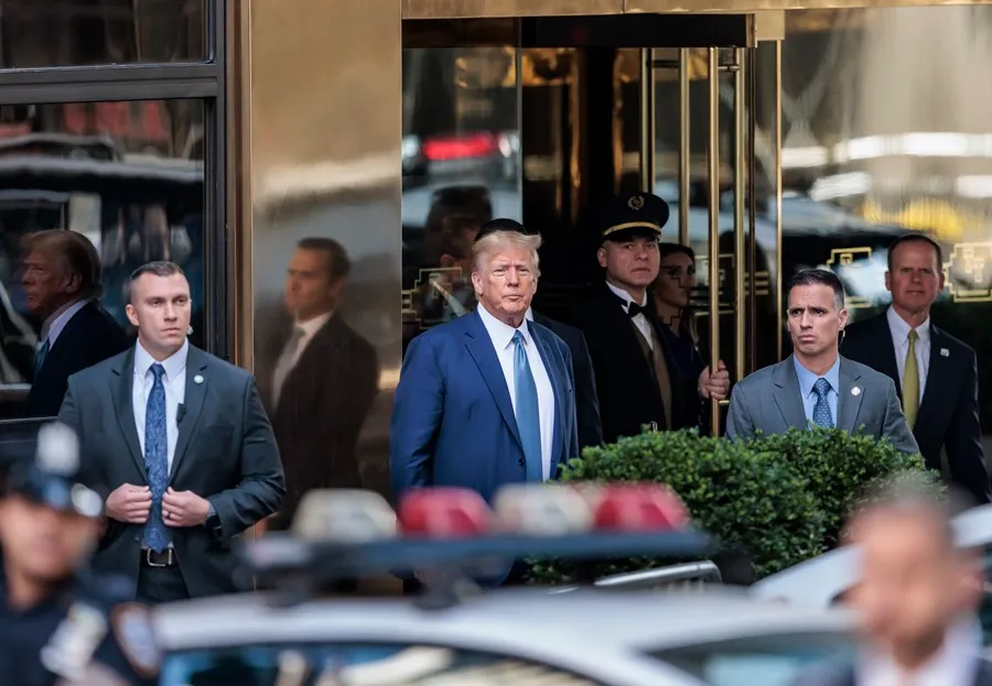 Trump volvió a declarar ante Fiscal de Nueva York