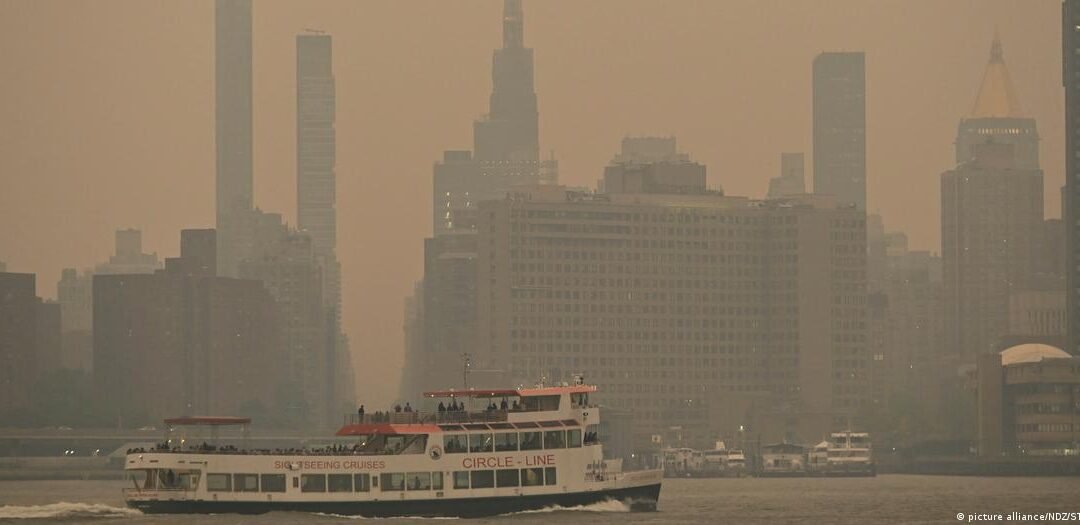 Incendios entorpecen calidad del aire en Canadá y Nueva York