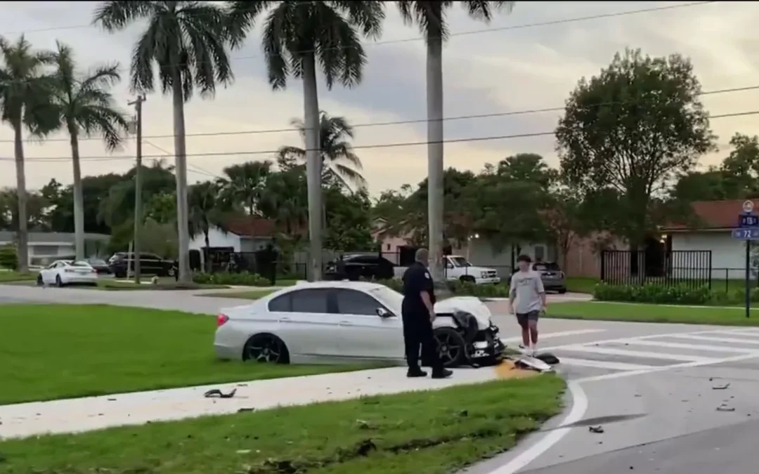 Investigación antinarcóticos en Miami terminó en persecución, choque y heridos