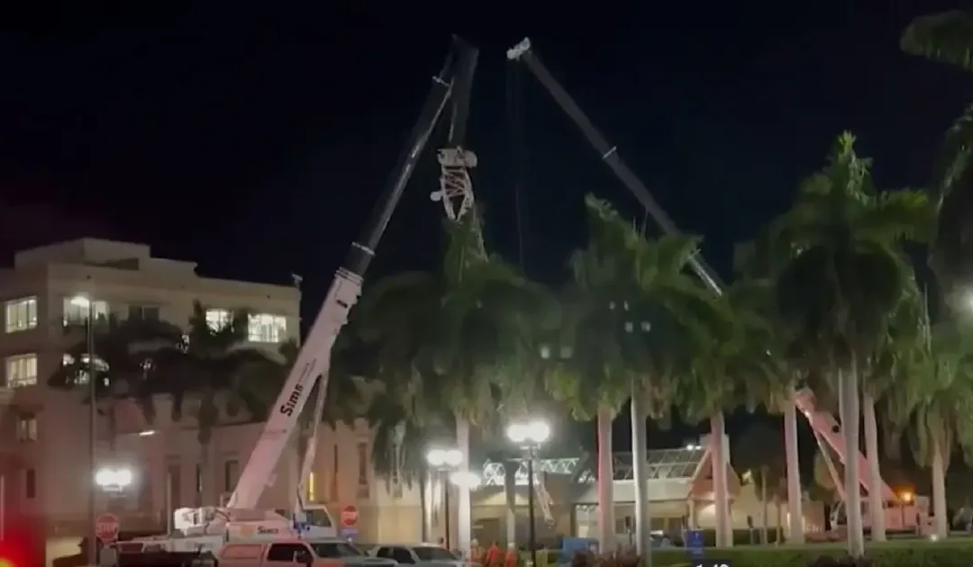Desplome de una grúa en Coconut Grove dejó un muerto y cuatro heridos