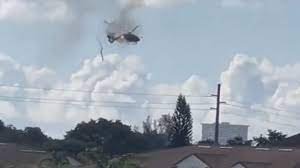 Muertos y heridos tras estrellarse helicóptero de policía de Broward