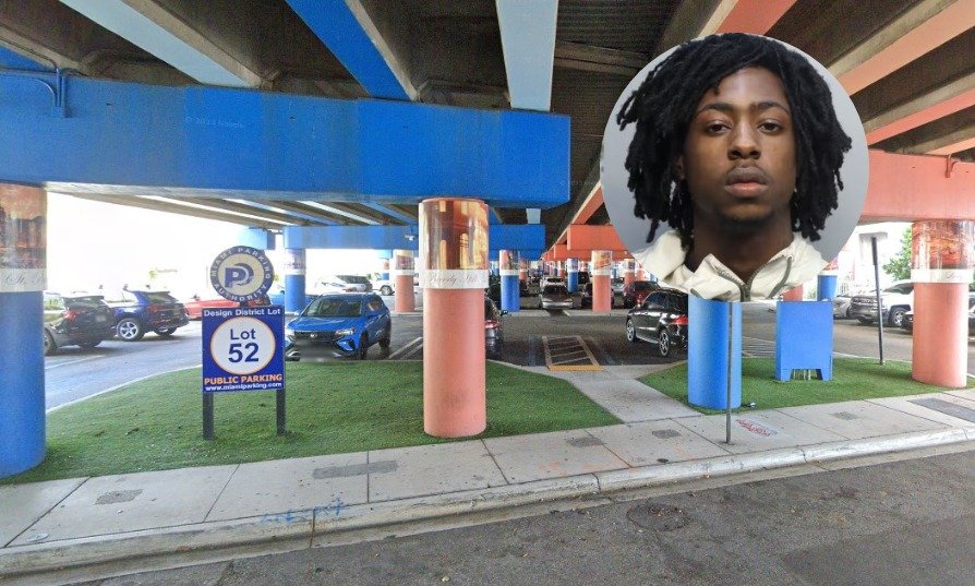 Sujeto irrumpió en garaje y saqueó 14 autos en Midtown Miami