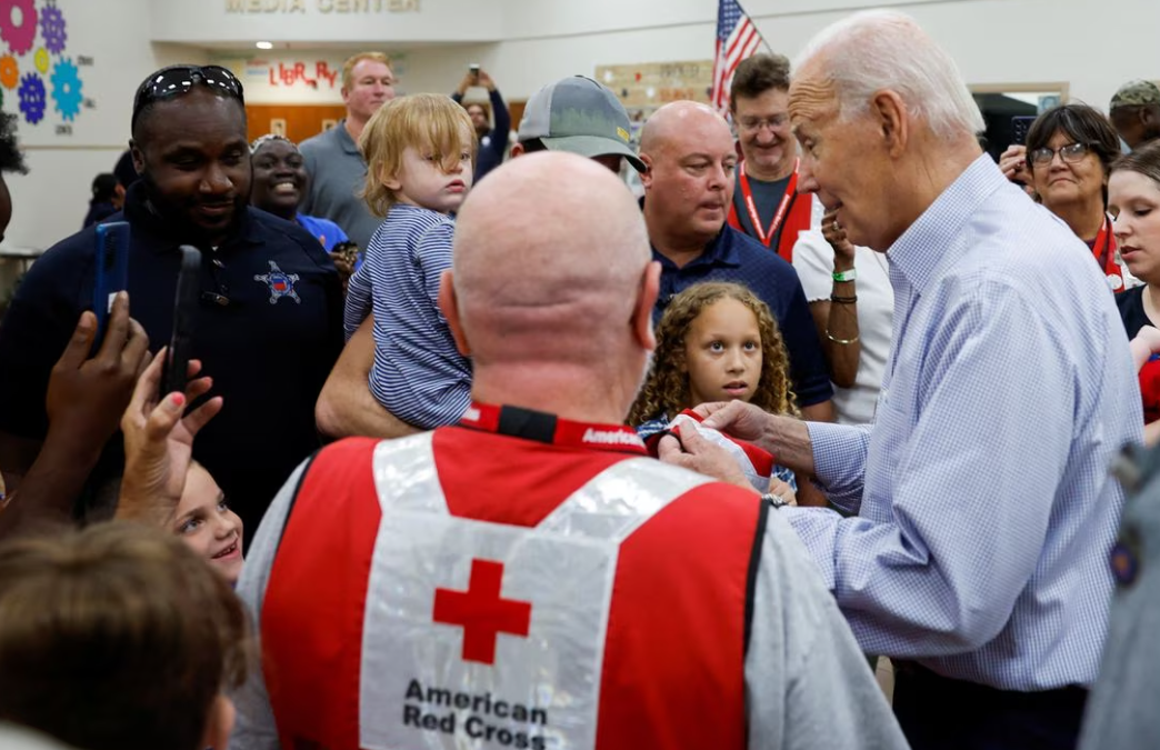 Biden visitó Florida y DeSantis no apareció con él