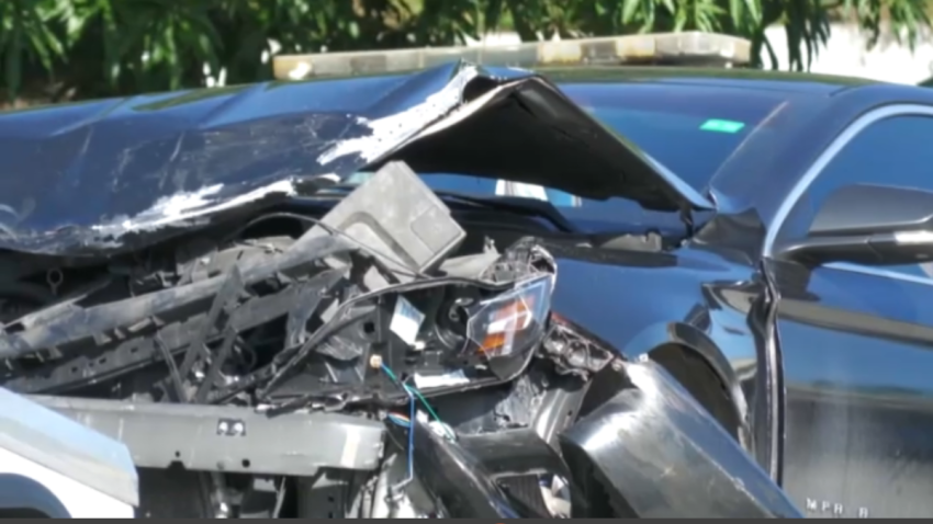Herido tras accidente múltiple en Miami Gardens