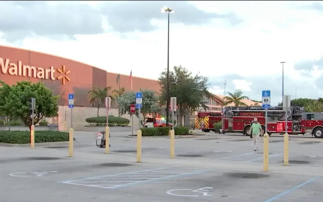 Investigan posible incendio intencional en Walmart al sur de la Florida