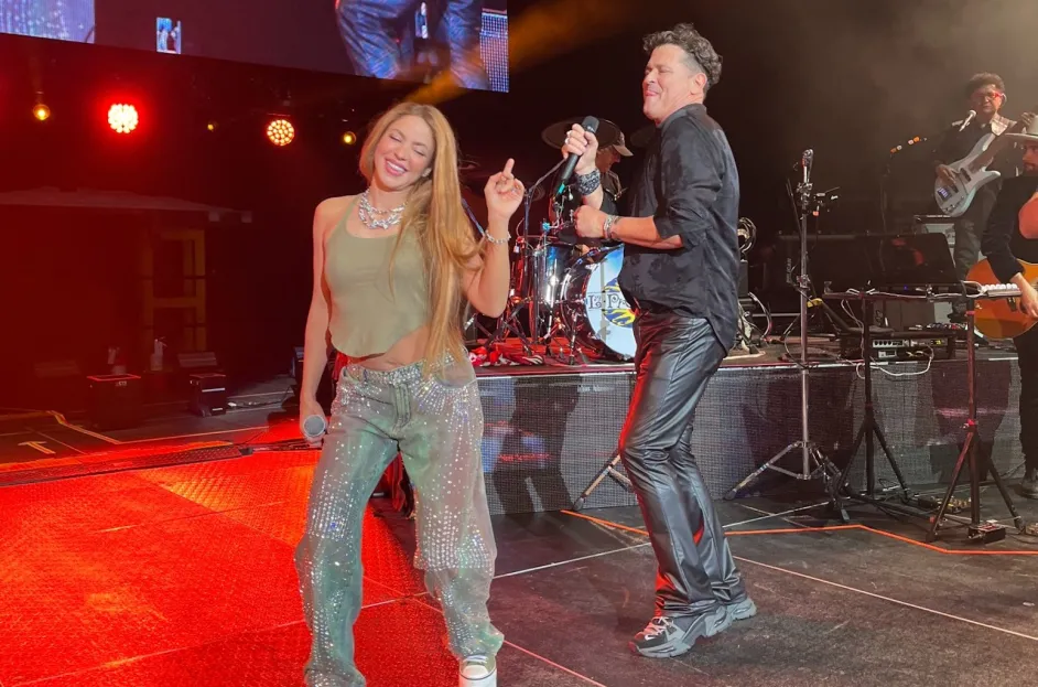 Shakira sorprendió a Carlos Vives