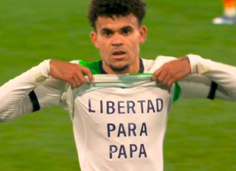 “Libertad para papá”: el mensaje de Luis Díaz tras anotar gol
