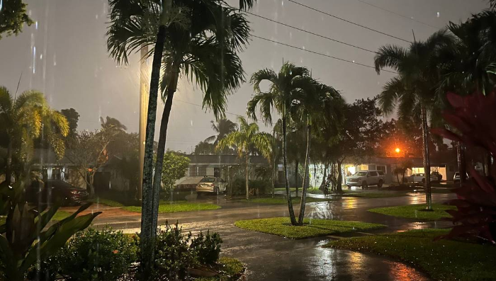 Lluvias intensas generan inundaciones en Miami-Dade y Broward