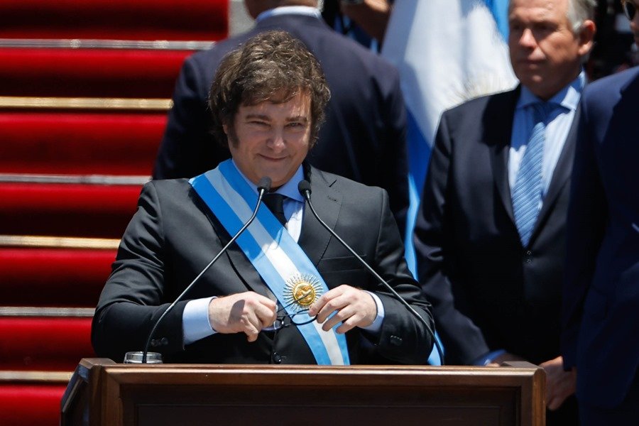 Javier Milei juró como presidente de Argentina