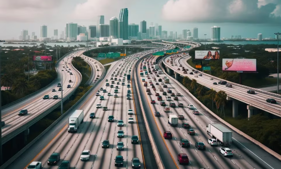 Miami es la octava ciudad del mundo con más congestión vehicular