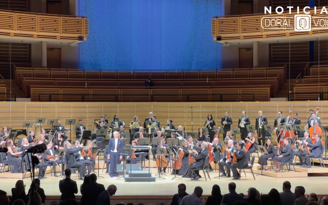 Casa llena en el Adrianne Arsht Center con Marturet y la MISO