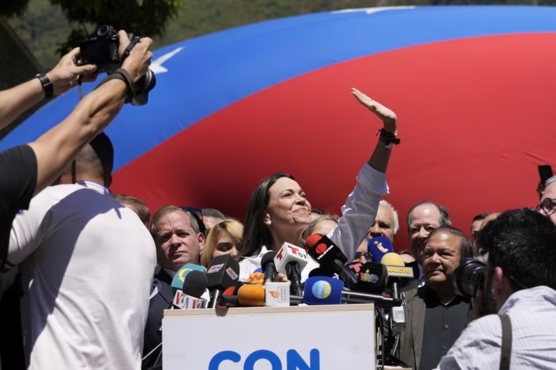 Machado afirma: en Venezuela «no pueden hacer elecciones sin mí»