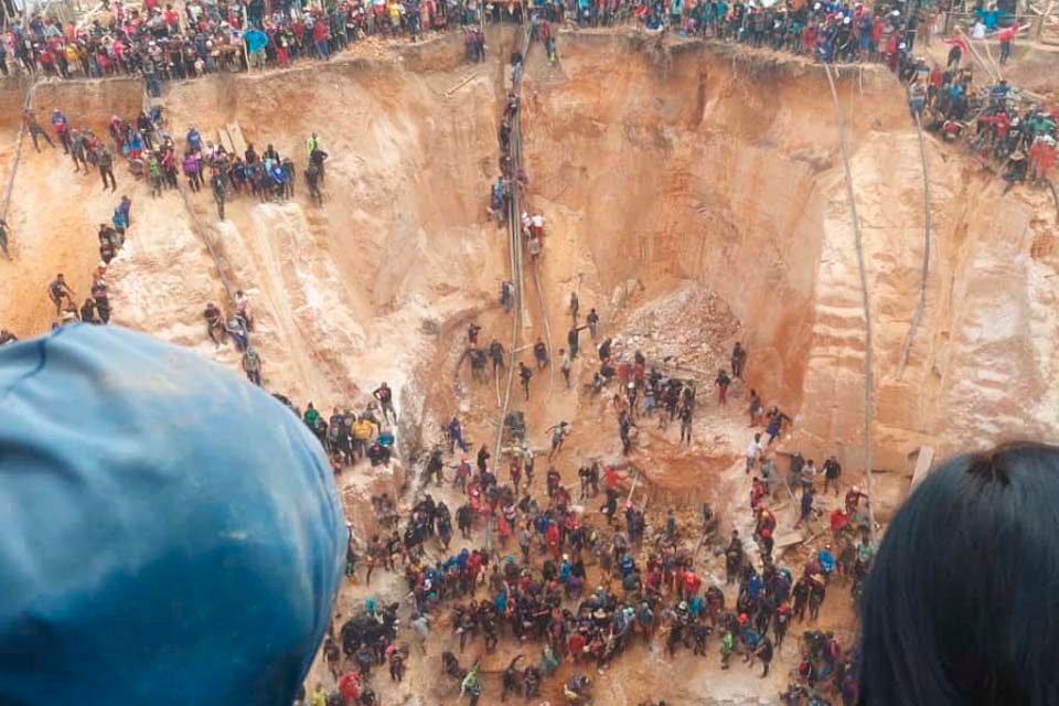 Al menos 16 fallecidos por derrumbe en mina ilegal al sur de Venezuela
