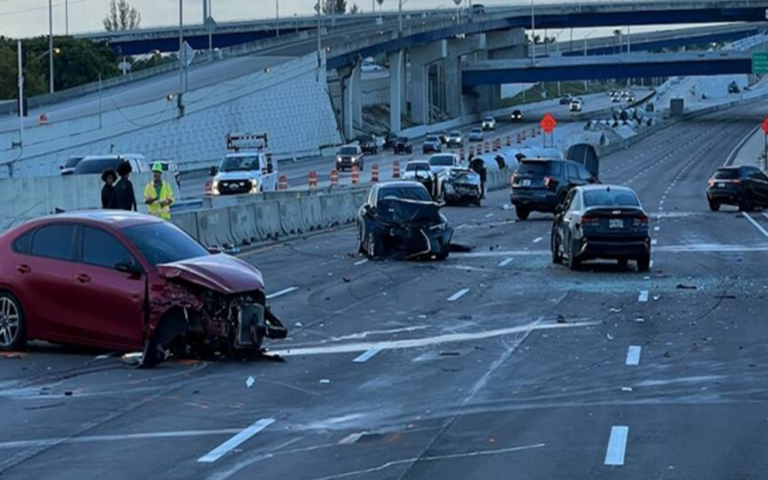 Choque de seis carros en la I-95 dejó joven muerta y varios heridos