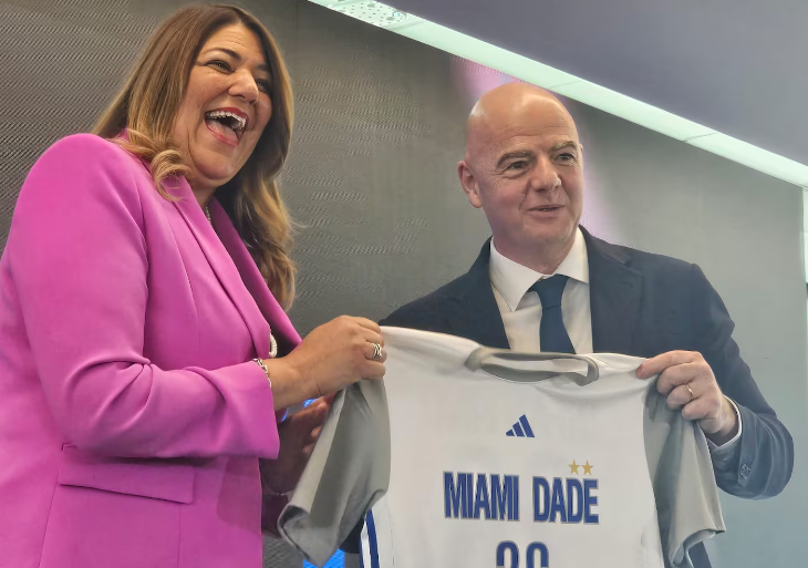 Miami es la capital mundial del fútbol, esto dijo el presidente de la FIFA