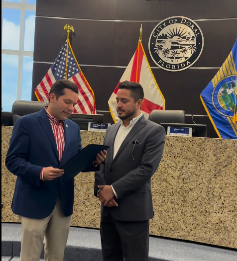 Ciudad del Doral reconoció trabajo humanitario de Gustavo Lainette