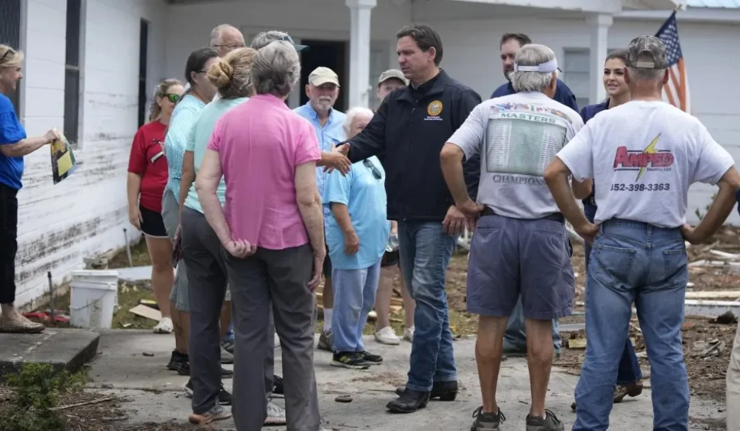 DeSantis insta a los floridanos a prepararse para huracanes