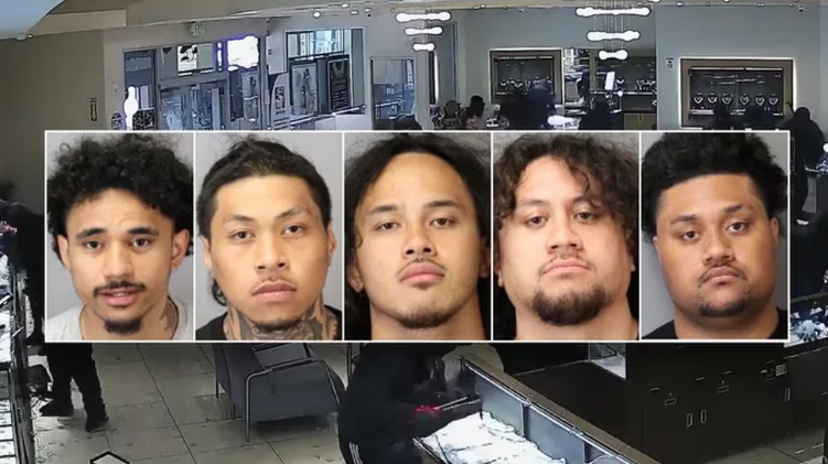 Robaron joyería de California en tiempo récord