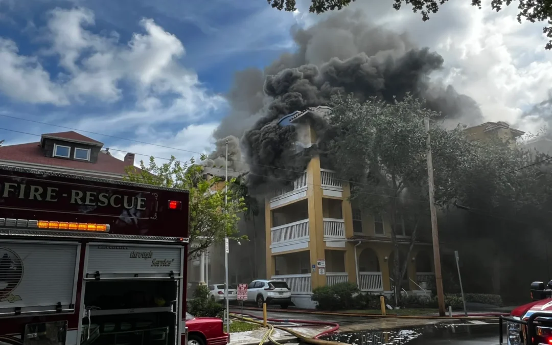 Identifican a sospechoso de tiroteo e incendio en edificio de Miami