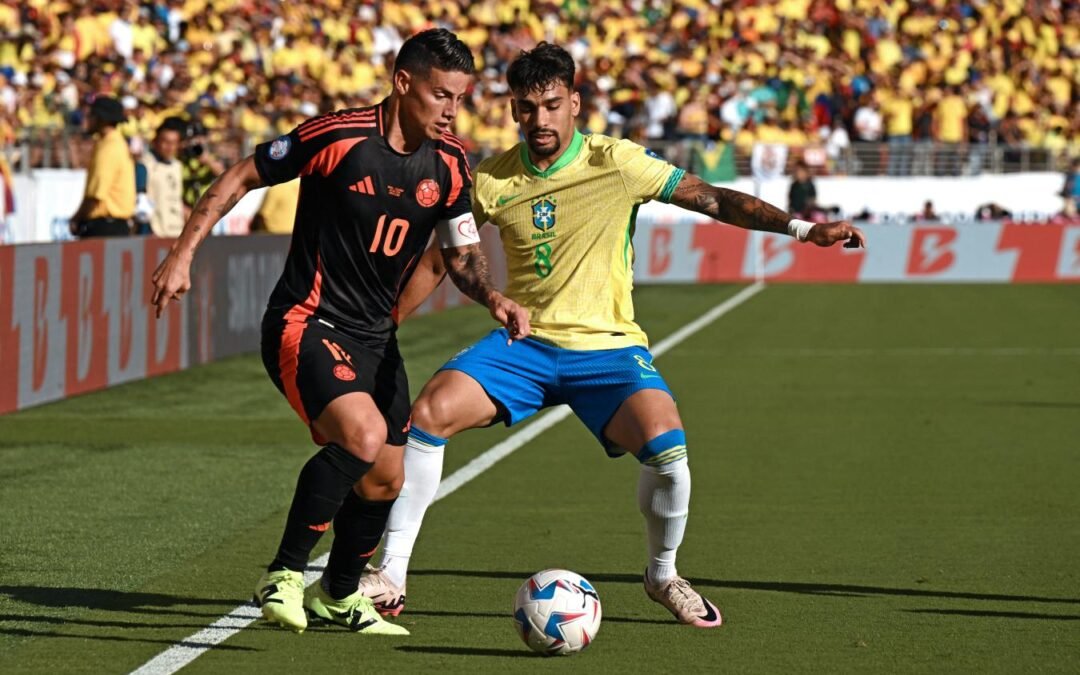 Brasil empató con Colombia y chocará contra Uruguay en los cuartos de la Copa América
