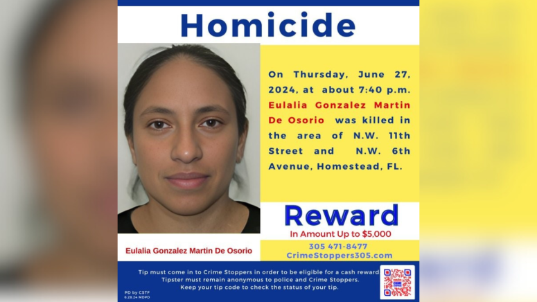 Investigan muerte de una madre hispana en Homestead