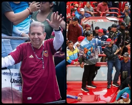 Venezolanos salieron a las calles en el inicio de la campaña