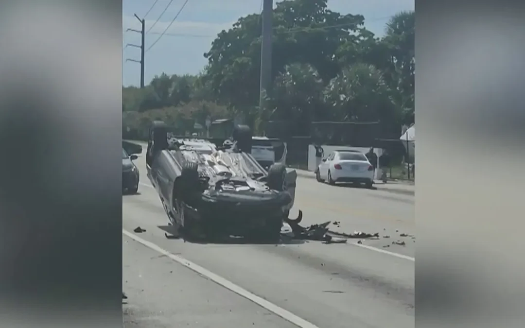 Accidente múltiple en Broward dejó dos muertos y varios heridos