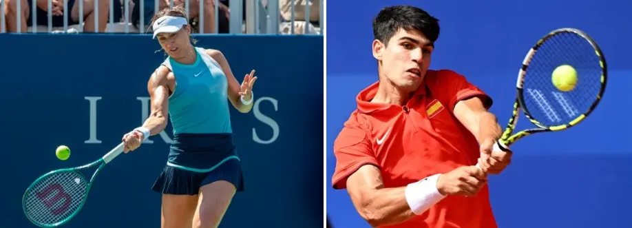 Alcaraz y Badosa debutan en el Abierto de EEUU