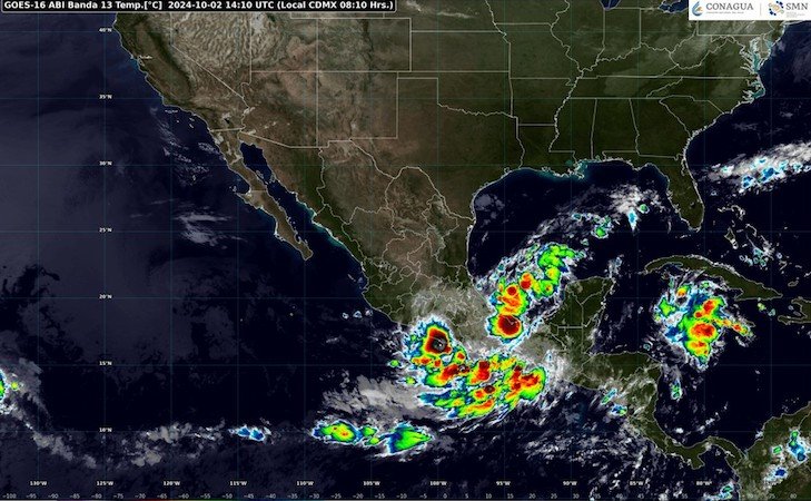 Autoridades de México en alerta por tormenta tropical Kristy