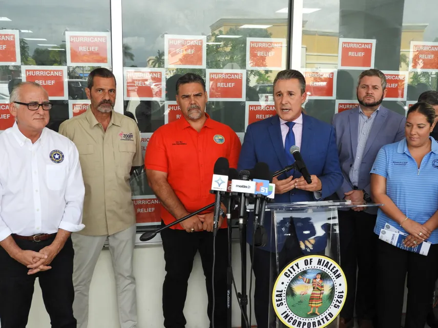 Realizan gran colecta de insumos para los afectados de los huracanes Helene y Milton