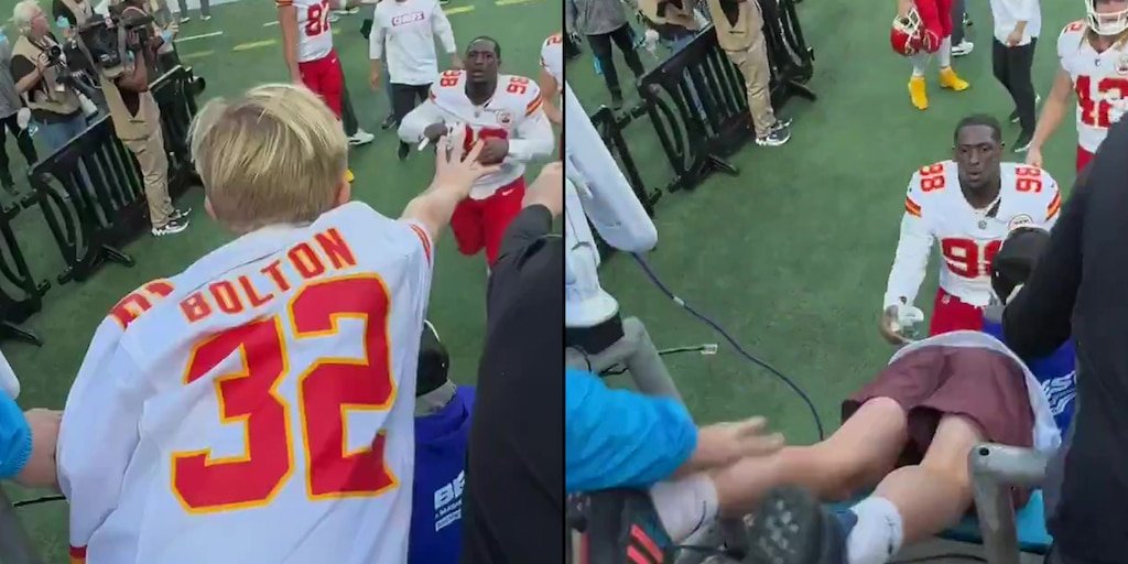 Jugador de los Chiefs salvó a un niño de una caída en pleno estadio