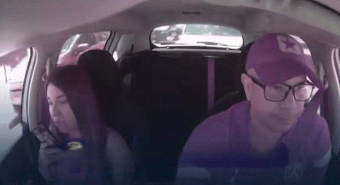 Chile | Mujer agrede físicamente a un venezolano que trabaja como taxista