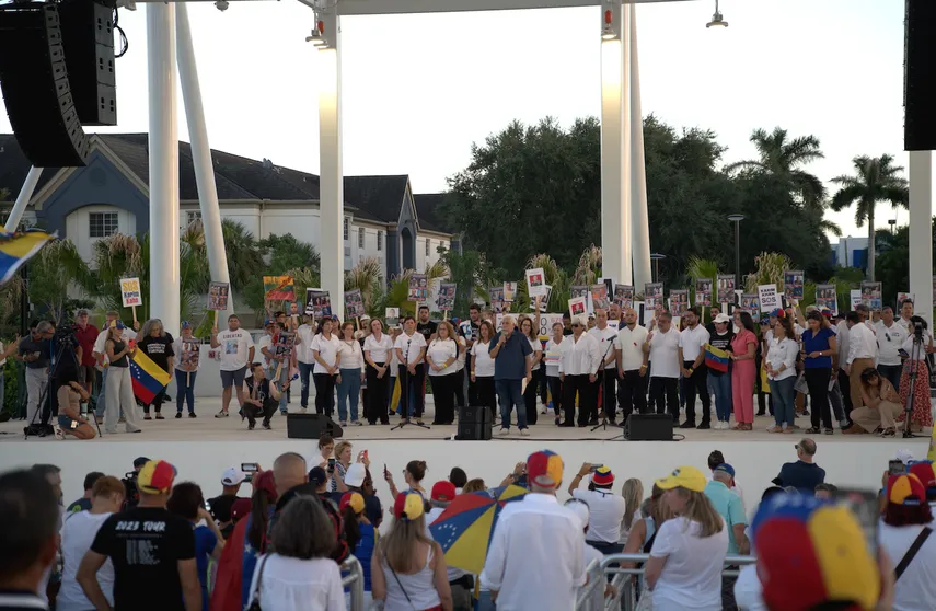 Venezolanos en Doral piden al CPI actuar contra el gobierno de Maduro