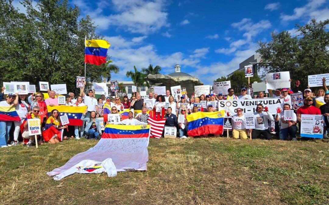Venezolanos en Miami exigen justicia para Venezuela